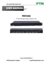 PTN MDV44A User manual