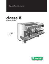 Rancilio Classe 8 S User manual