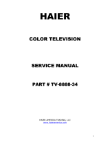 Haier TV-8888-34 User manual