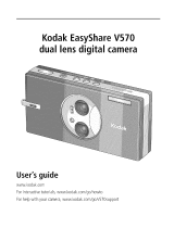Kodak V570 - EasyShare 5MP Digital Camera User manual