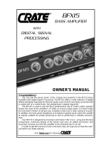 Crate Amplifiers BFX15 User manual