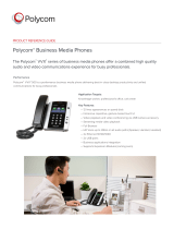 Polycom Integra VVX 500 Product Reference Manual