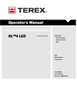 Terex RL4 LED User manual