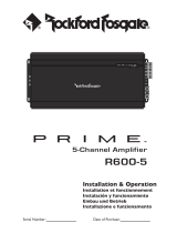 Rockford Fosgate Prime R600-5 User guide