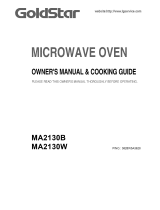 Goldstar MA2130W Owner's Manual & Cooking Manual