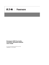 Eaton Powerware 9125 User manual