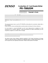 Denso PZWPR700UDM User manual