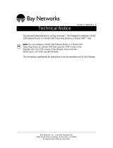 Bay Networks 5380 Important information