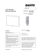 Sanyo PID-42AE1 - 16:9 User manual