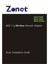 Zonet ZEW1505 Quick Installation Manual