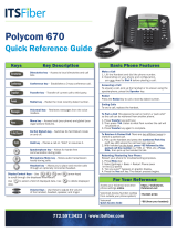 Polycom SoundPoint IP 670 Quick Reference Manual