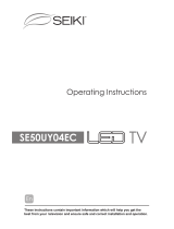 Seiki SE50UY04EC Operating Instructions Manual