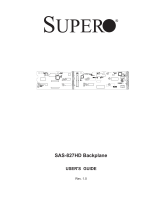 Supermicro SAS-827HD User manual