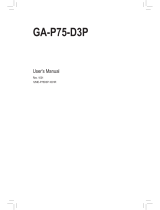 Gigabyte GA-P75-D3P User manual