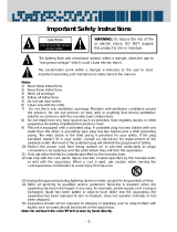 Nextar MC3007 20GB Important Safety Instructions Manual