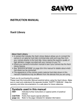 Sanyo Xacti Library User manual