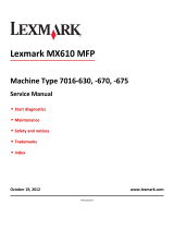 Lexmark 7016-675 User manual