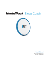 NordicTrack sleep coach NTMPAD16.0 User manual