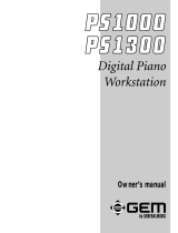 GEM PS1000 Owner's manual