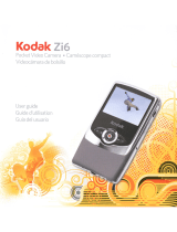Kodak ZI6 - Pocket Video Camera Camcorder User manual