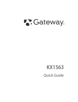 Gateway KX1563 Quick Manual