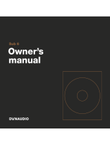 Dynaudio Sub 6 Owner's manual