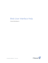 F-SECURE ONLINE BACKUP 2.1 - WEB USER INTERFACE HELP Owner's manual