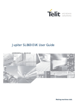 Telit Wireless Solutions Jupiter SL869 User manual