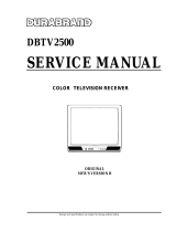 Durabrand DBTV2500 User manual