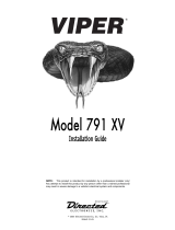 Viper 791 XV Installation guide