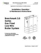 Aerco Benchmark 3.0LN Series Installation, Operation & Maintenance Instructions Manual