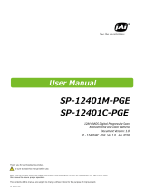 JAI SP-12401M-PGE User manual