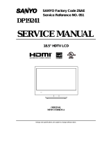 Sanyo DP19241 User manual