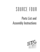 ETC Source Four LED Series Assembly Instructions Manual