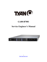 Tyan GA80-B7081 Service Engineer's Manual