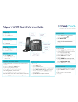 Polycom VVX 311 Quick Reference Manual