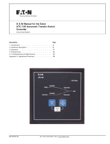 Eaton ATC-100 Instructional Booklet