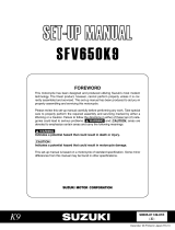 Suzuki SVF650K9 Setup Manual