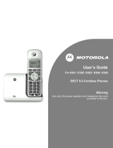 Motorola K305 User manual