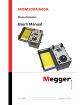 Megger MOM200A User manual