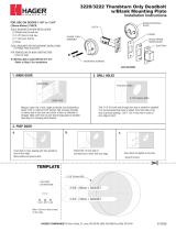 Hager 3220 Installation Instructions Manual