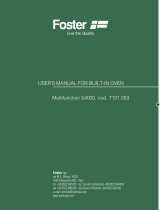 Foster Multifunction S4000 User manual