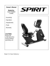 Spirit 16207789000 Owner's manual