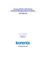 Korenix JetNet 5010G Series User manual