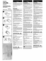 Aiwa CR-D90 Operating instructions