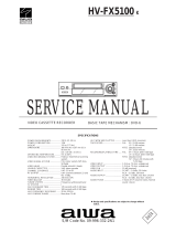Aiwa HV-FX5100 User manual