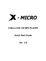 X-Micro XMP3A-F1G Quick start guide