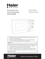 Haier MWQ646RW -  2 Owner's manual