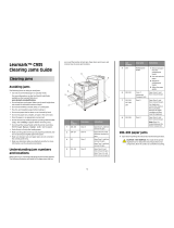 Lexmark C935 Series Clearing Jams Manual