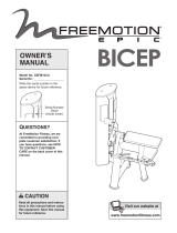 FreeMotion BICEP Owner's manual